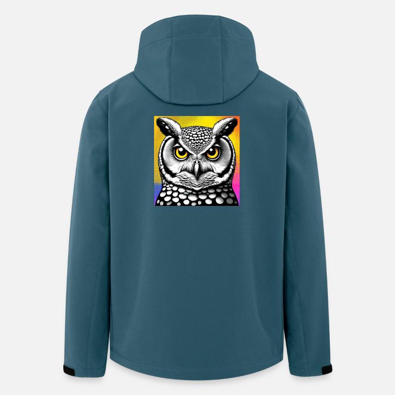 owl - Men’s Recycled Softshell Jacket by Stanley/Stella - stargazer
