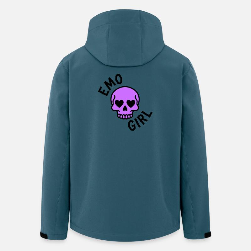 Fille emo - Veste softshell homme en polyester recyclé Stanley/Stella - bleu pétrole foncé