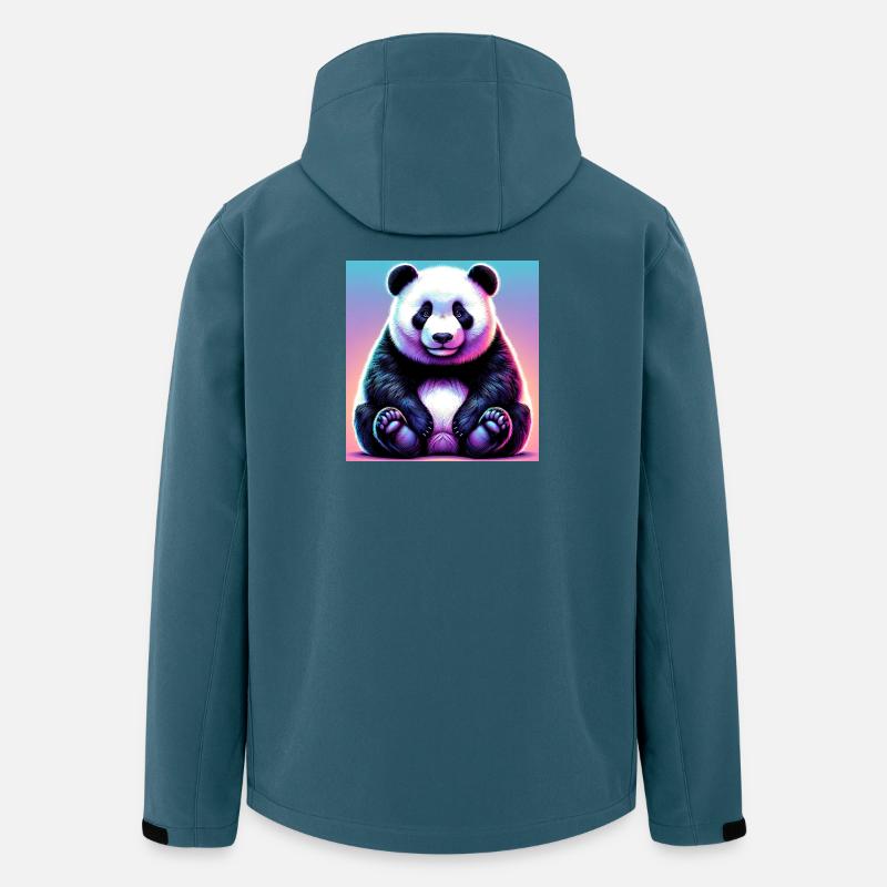 panda - Veste softshell homme en polyester recyclé Stanley/Stella - bleu pétrole foncé