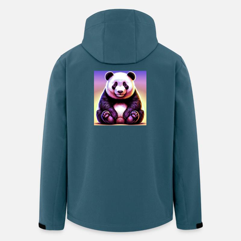 panda - Veste softshell homme en polyester recyclé Stanley/Stella - bleu pétrole foncé