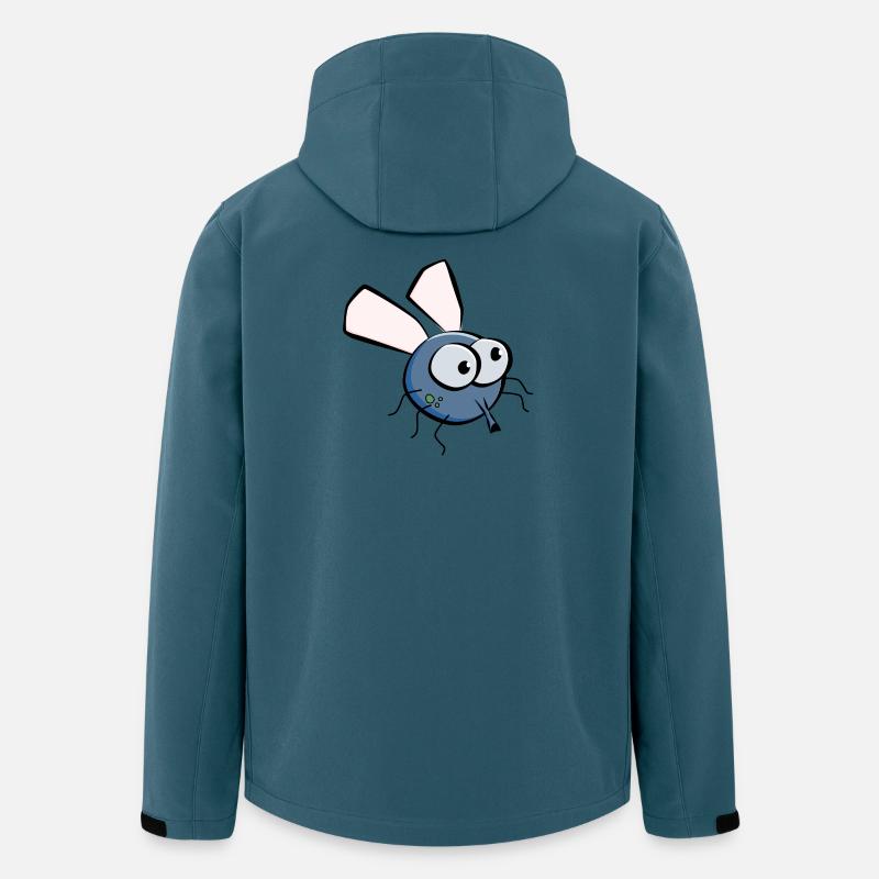 Die Fliege - Recycelte Männer Softshell-Jacke von Stanley/Stella - Dunkles Petrol