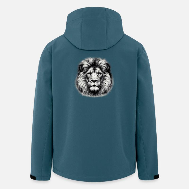 Lion - Veste softshell homme en polyester recyclé Stanley/Stella - bleu pétrole foncé