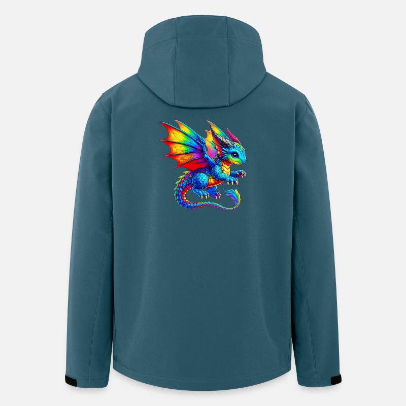 Dragon - Veste softshell homme en polyester recyclé Stanley/Stella - bleu pétrole foncé