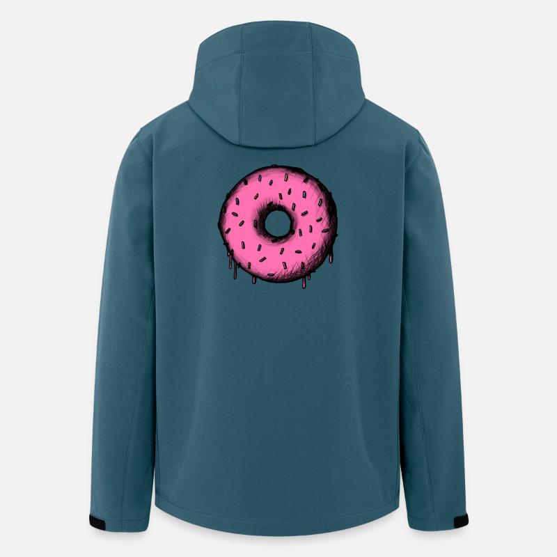 Delicious Donut Circle - Recycelte Männer Softshell-Jacke von Stanley/Stella - Dunkles Petrol