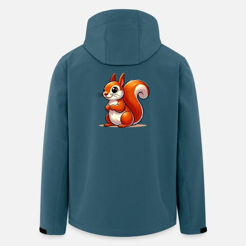 Eichhörnchen - Recycelte Männer Softshell-Jacke von Stanley/Stella - Dunkles Petrol