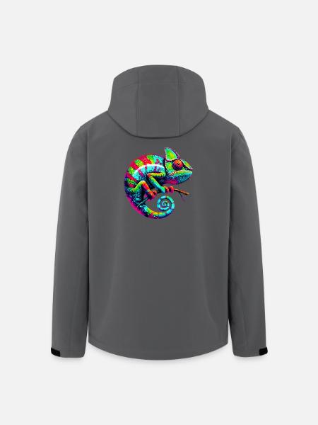 Caméléon - Veste softshell homme en polyester recyclé Stanley/Stella - bleu pétrole foncé
