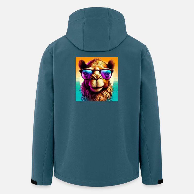 Kamel - Recycelte Männer Softshell-Jacke Discoverer von Stanley/Stella - Dunkles Petrol