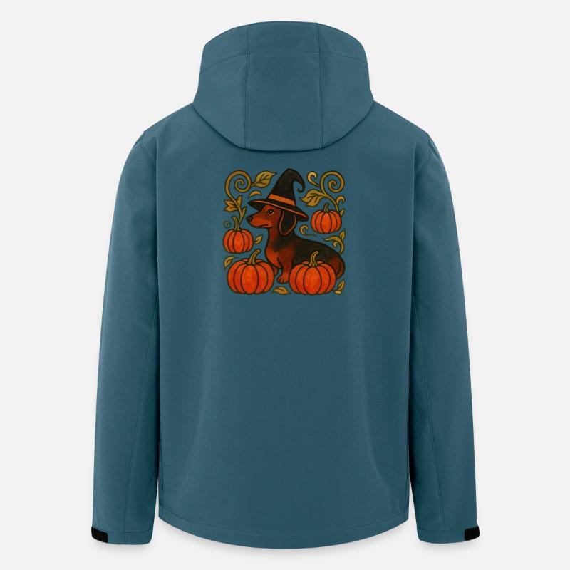 Kürbis Hexendackel - Recycelte Männer Softshell-Jacke von Stanley/Stella - Dunkles Petrol