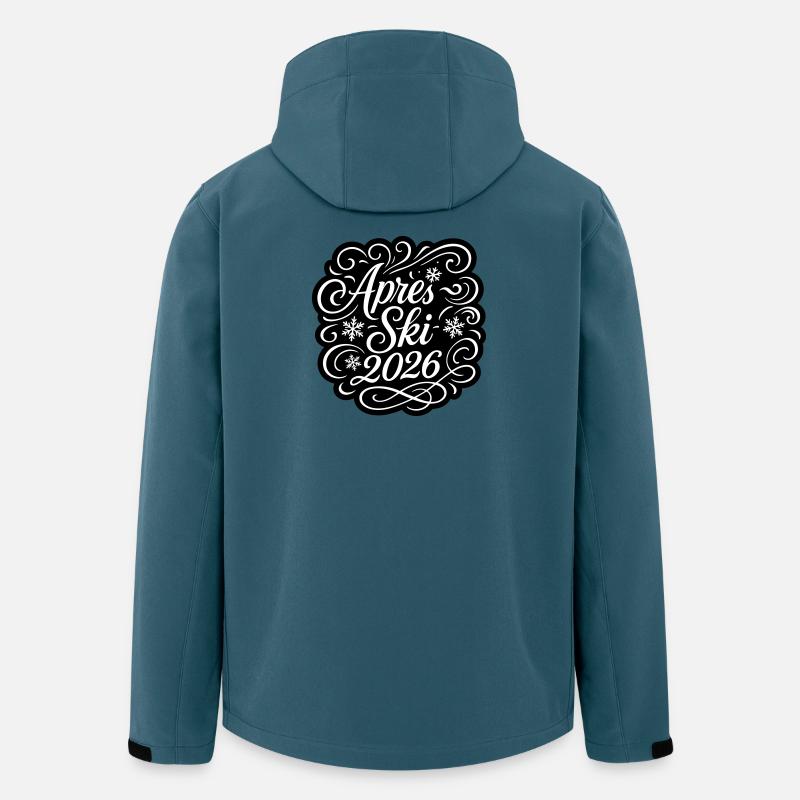 Apres Ski 2026 - Recycelte Männer Softshell-Jacke von Stanley/Stella - Dunkles Petrol