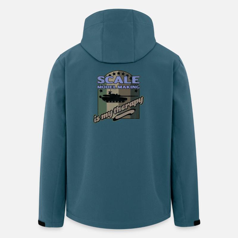 Scale Model Making Therapy - Men’s Recycled Softshell Jacket by Stanley/Stella - stargazer