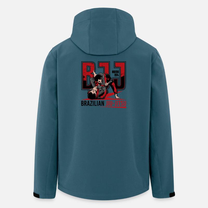 Brasilianische Jiu-Jitsu-Kampfkünste - Recycelte Männer Softshell-Jacke von Stanley/Stella - Dunkles Petrol