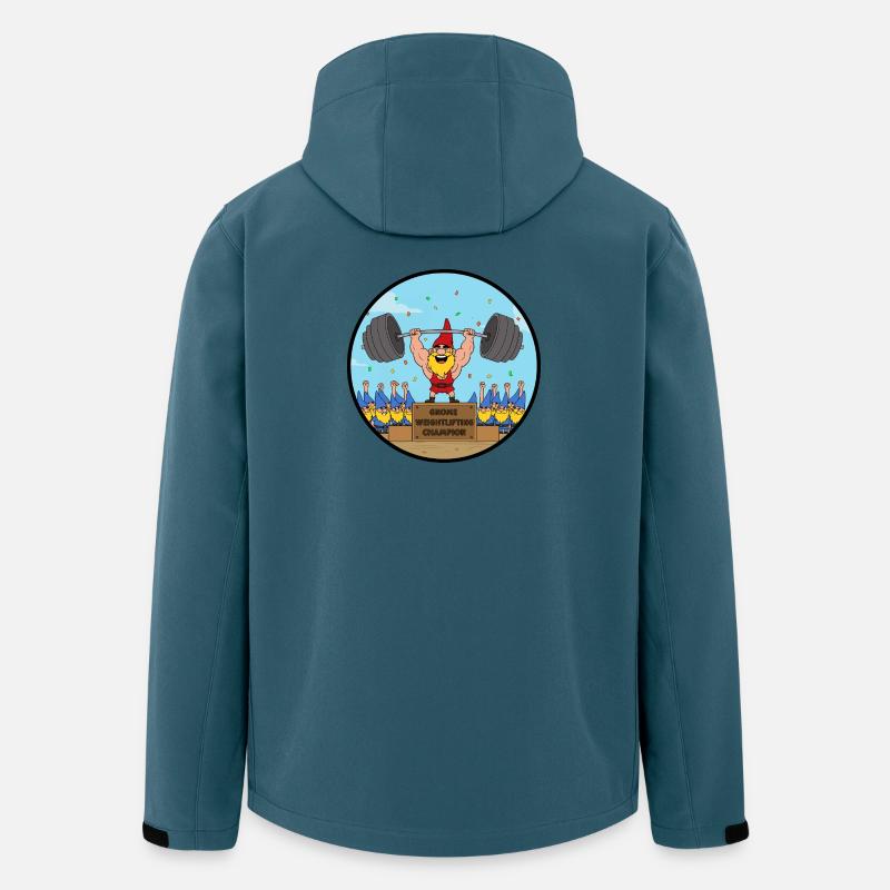 Champion-Gnome - Recycelte Männer Softshell-Jacke von Stanley/Stella - Dunkles Petrol