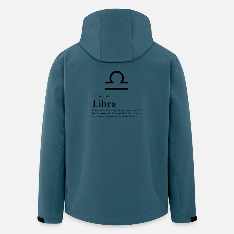 Libra - Zodiac sign - Recycelte Männer Softshell-Jacke von Stanley/Stella - Dunkles Petrol