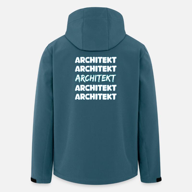 Architekt als Job - Recycelte Männer Softshell-Jacke von Stanley/Stella - Dunkles Petrol