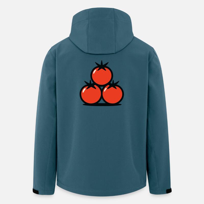 Gewächshaus-Gemüsetomatenernte - Recycelte Männer Softshell-Jacke von Stanley/Stella - Dunkles Petrol
