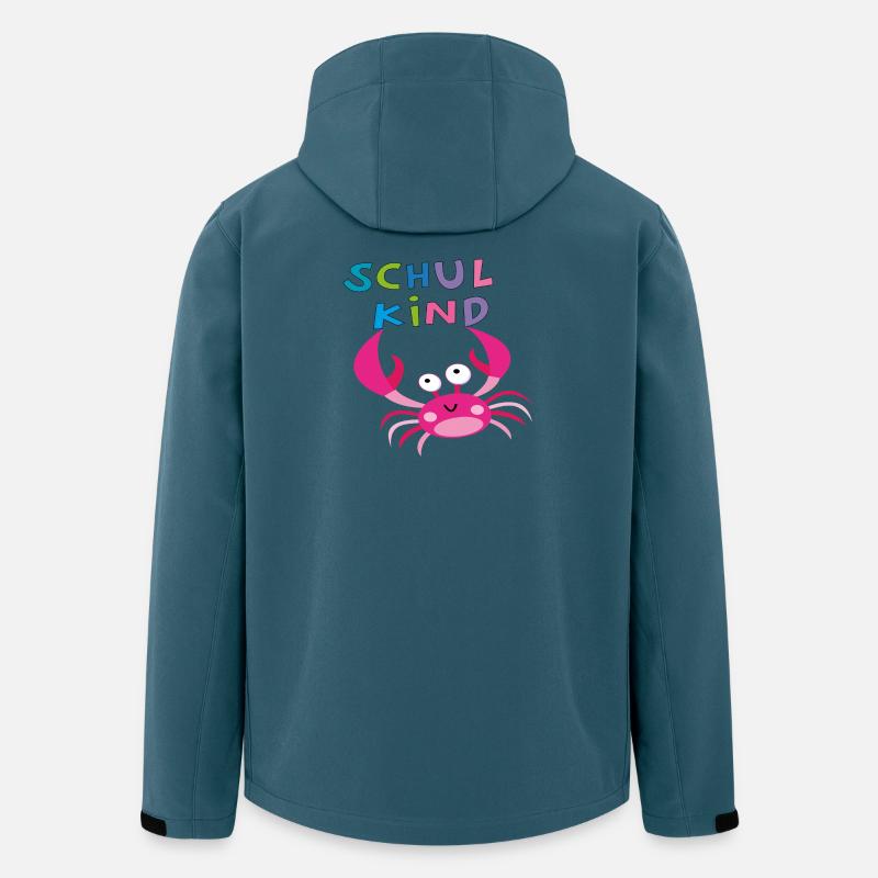 Schulkind  - Recycelte Männer Softshell-Jacke von Stanley/Stella - Dunkles Petrol