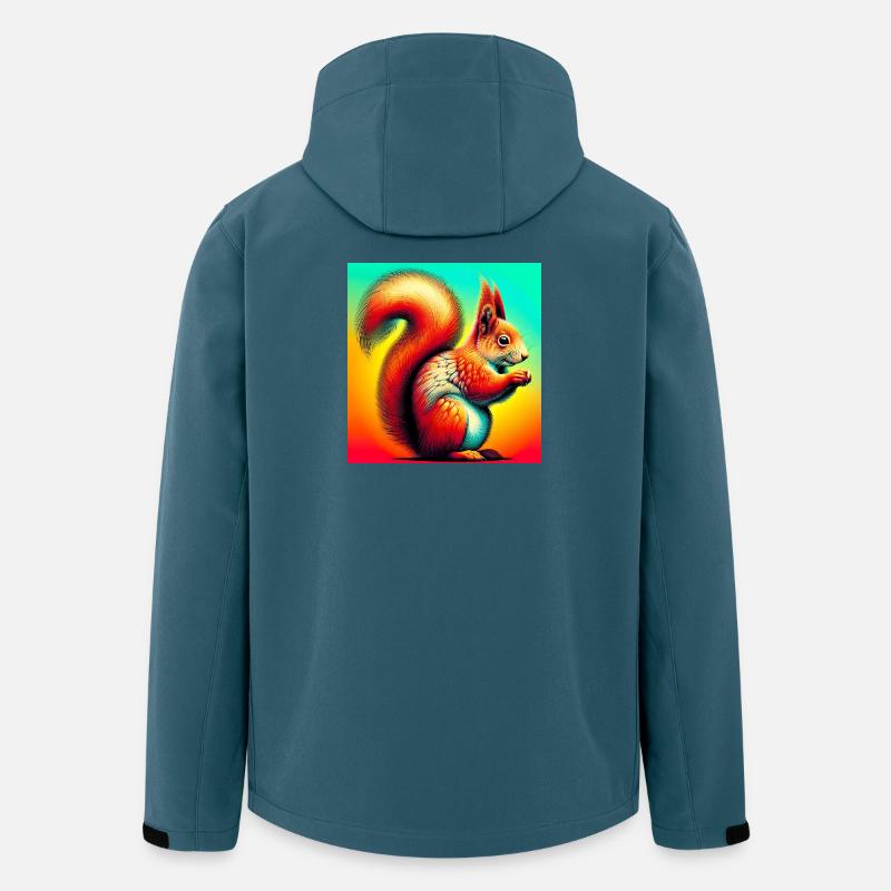 Eichhörnchen - Recycelte Männer Softshell-Jacke von Stanley/Stella - Dunkles Petrol