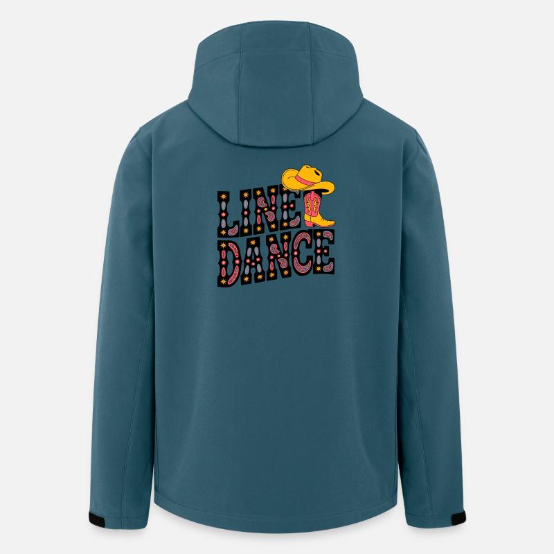 Neon Cowboy Boots Pattern - Men’s Recycled Softshell Jacket by Stanley/Stella - stargazer