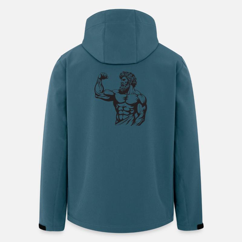 Greek Spartan - Men’s Recycled Softshell Jacket by Stanley/Stella - stargazer
