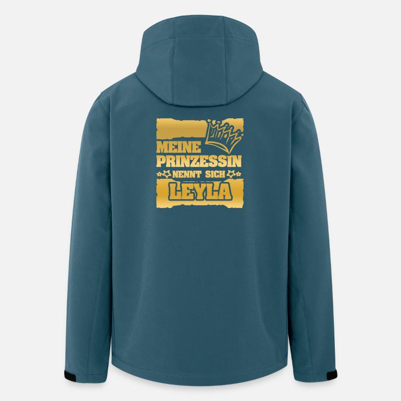 Spruch Leyla - Recycelte Männer Softshell-Jacke von Stanley/Stella - Dunkles Petrol
