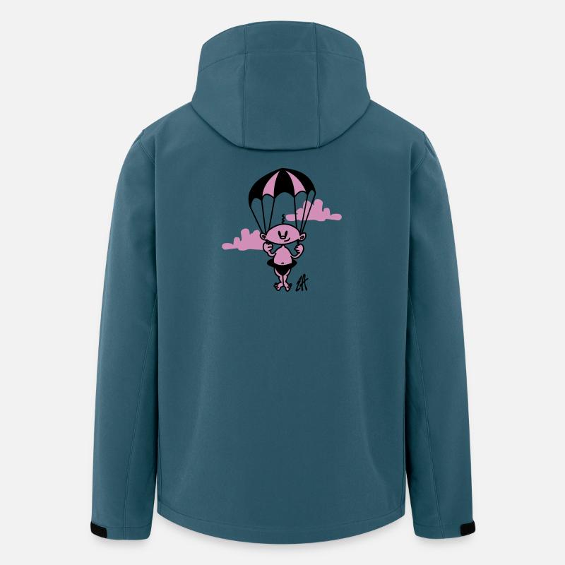 Baby - Recycelte Männer Softshell-Jacke von Stanley/Stella - Dunkles Petrol