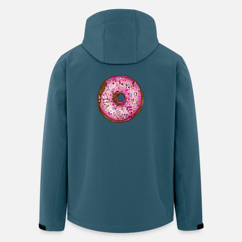Donut - Recycelte Männer Softshell-Jacke von Stanley/Stella - Dunkles Petrol