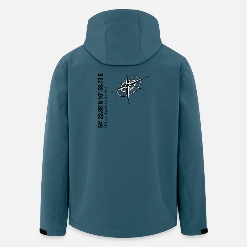 Heiligenhafen - Recycelte Männer Softshell-Jacke von Stanley/Stella - Dunkles Petrol