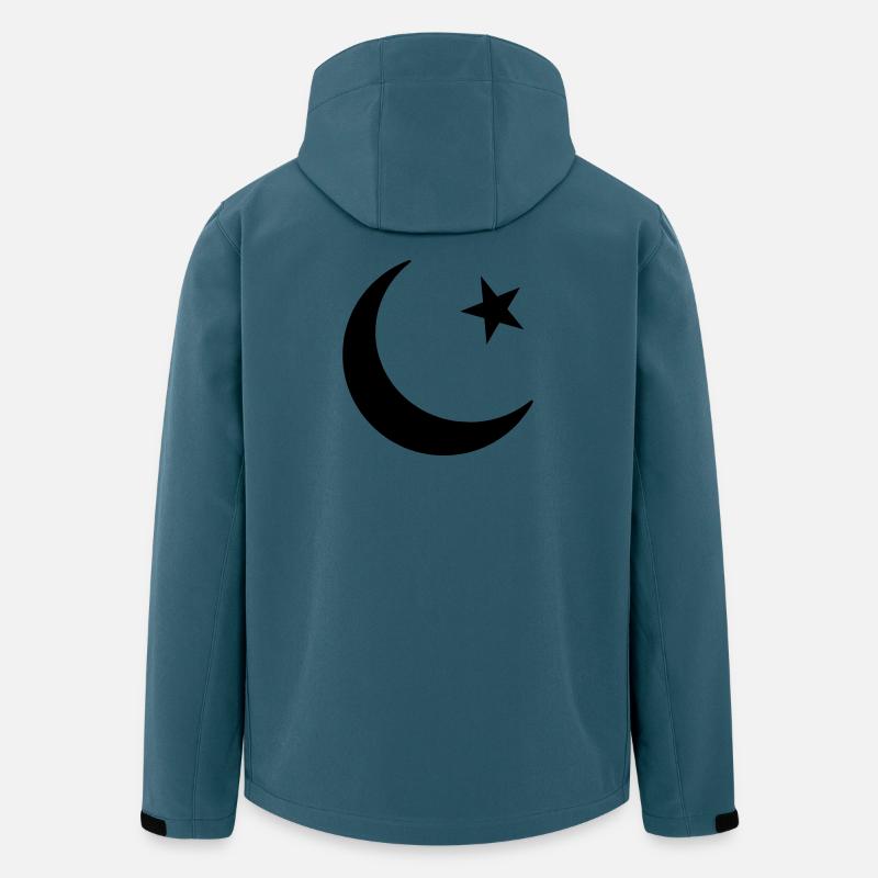 Symbol des Islam - Recycelte Männer Softshell-Jacke von Stanley/Stella - Dunkles Petrol