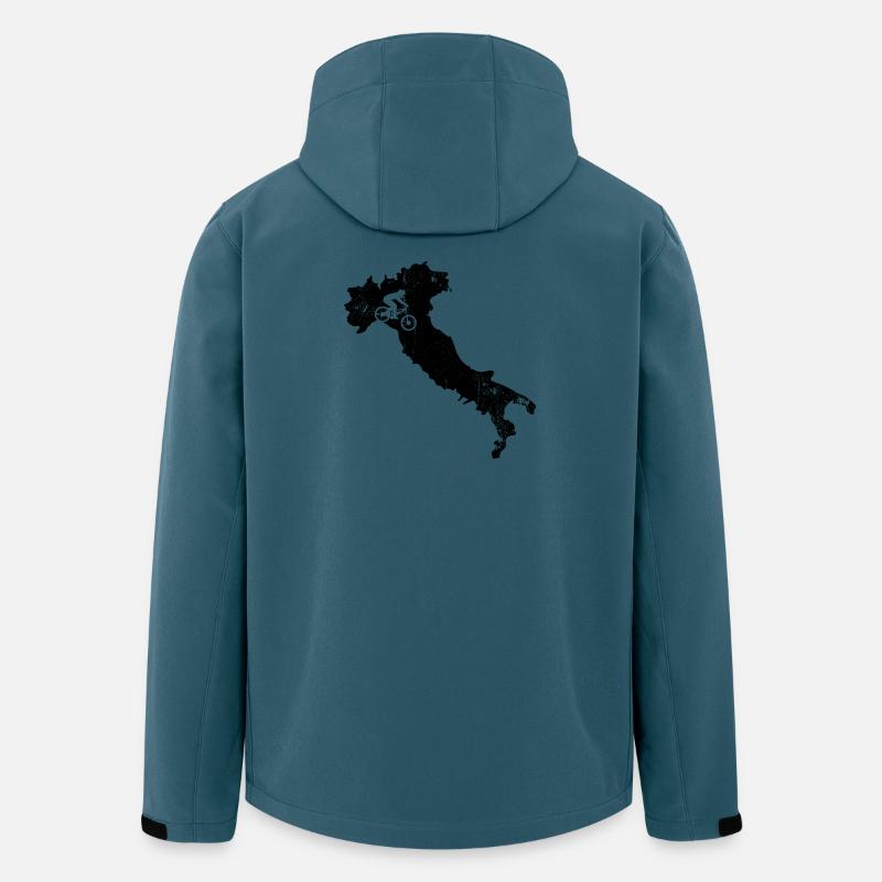 Bitte laden Sie das Designbild hoch - Recycelte Männer Softshell-Jacke von Stanley/Stella - Dunkles Petrol