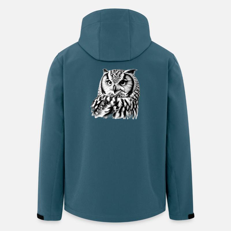 Owl - Men’s Recycled Softshell Jacket by Stanley/Stella - stargazer