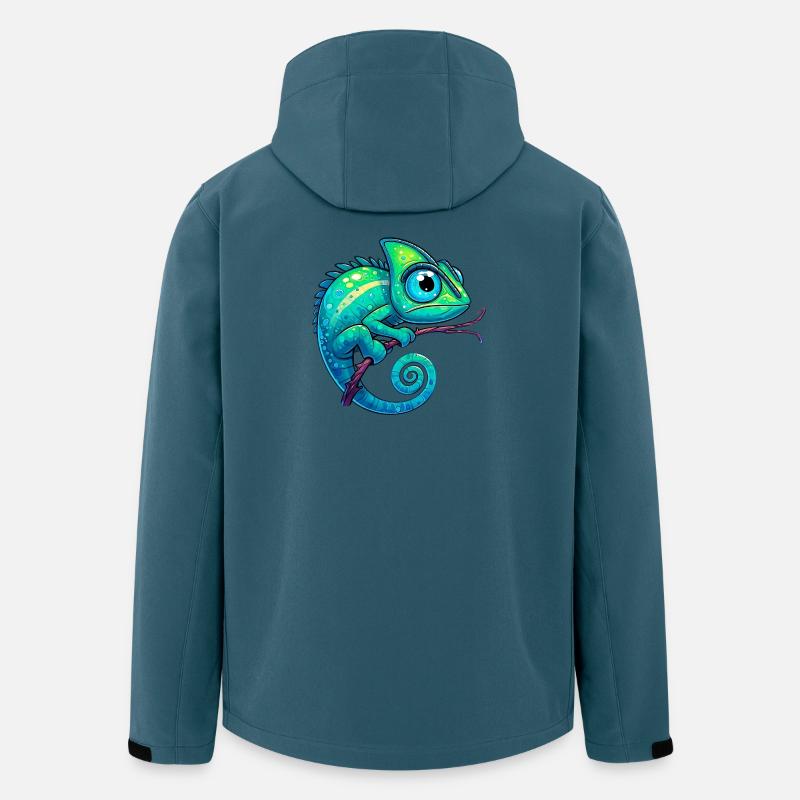 Caméléon - Veste softshell homme en polyester recyclé Stanley/Stella - bleu pétrole foncé