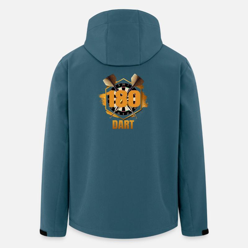Dart 180 - Recycelte Männer Softshell-Jacke von Stanley/Stella - Dunkles Petrol