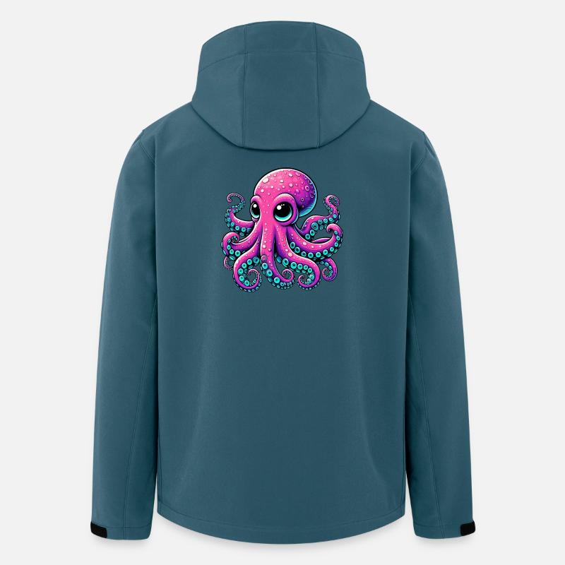 Octopus - Men’s Recycled Softshell Jacket by Stanley/Stella - stargazer