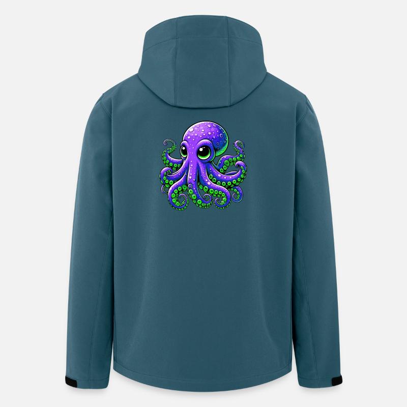 Octopus - Men’s Recycled Softshell Jacket by Stanley/Stella - stargazer