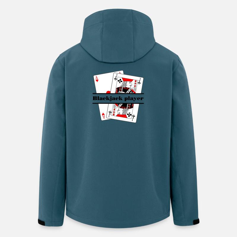 Blackjack-Spieler - Recycelte Männer Softshell-Jacke von Stanley/Stella - Dunkles Petrol
