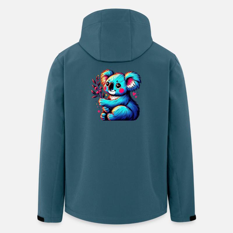 Koala - Recycelte Männer Softshell-Jacke von Stanley/Stella - Dunkles Petrol