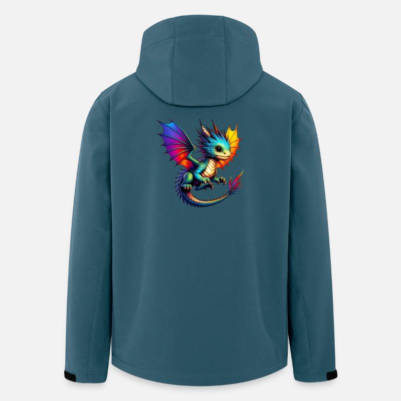 Dragon - Veste softshell homme en polyester recyclé Stanley/Stella - bleu pétrole foncé