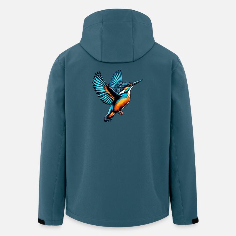 Eisvogel - Recycelte Männer Softshell-Jacke von Stanley/Stella - Dunkles Petrol