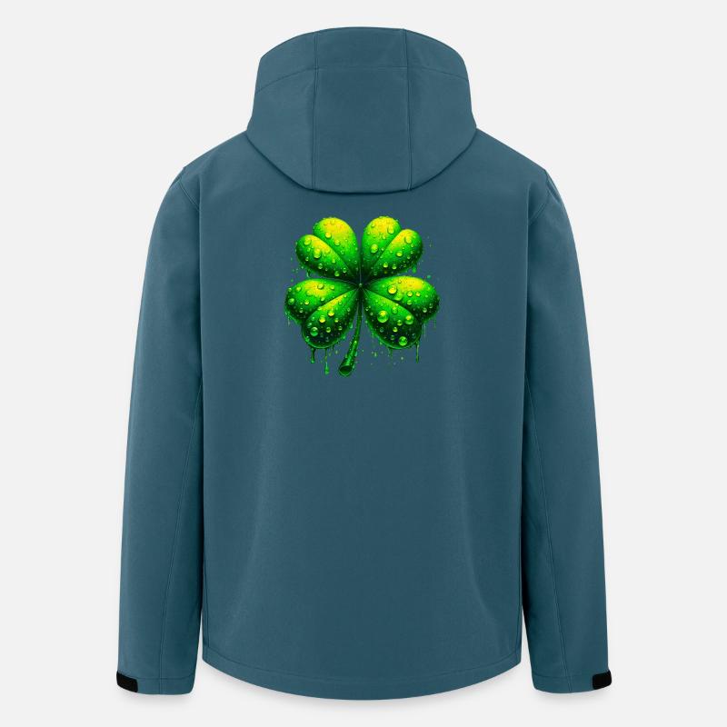Four-leaf clover - Men’s Recycled Softshell Jacket by Stanley/Stella - stargazer