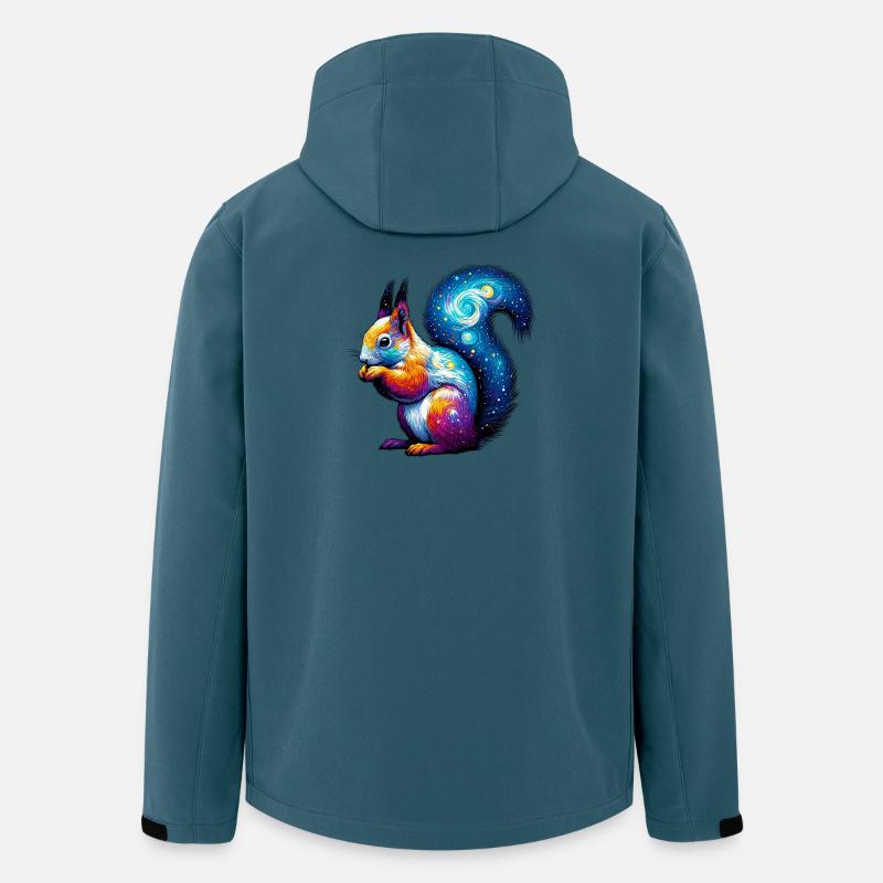 Eichhörnchen - Recycelte Männer Softshell-Jacke von Stanley/Stella - Dunkles Petrol