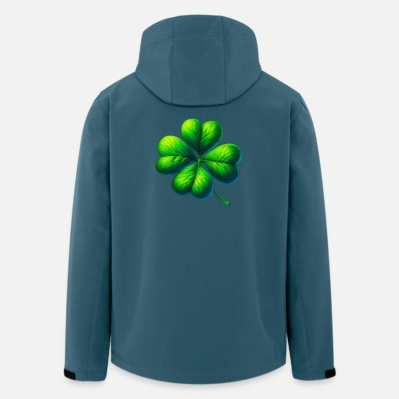 Four-leaf clover - Men’s Recycled Softshell Jacket by Stanley/Stella - stargazer
