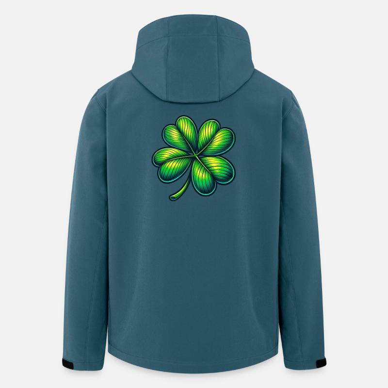 Four-leaf clover - Men’s Recycled Softshell Jacket by Stanley/Stella - stargazer