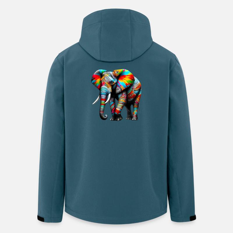 Elephant - Men’s Recycled Softshell Jacket by Stanley/Stella - stargazer
