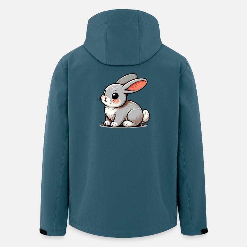 Kanin - Stanley/Stella herre softshelljakke i genanvendt polyester - mørk petrol