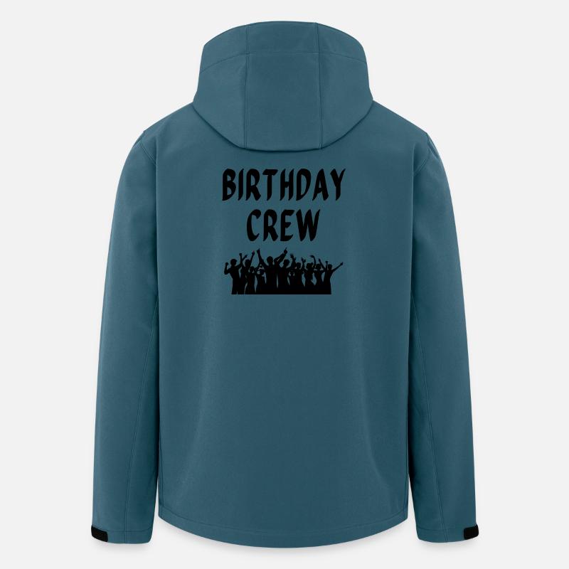Équipe d’anniversaire - Veste softshell homme en polyester recyclé Stanley/Stella - bleu pétrole foncé