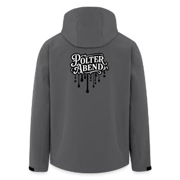 Polter Abend Polterhochzeit - Recycelte Männer Softshell-Jacke von Stanley/Stella - Dunkles Petrol - Hinten - AI Model Male 185 light (185cm)