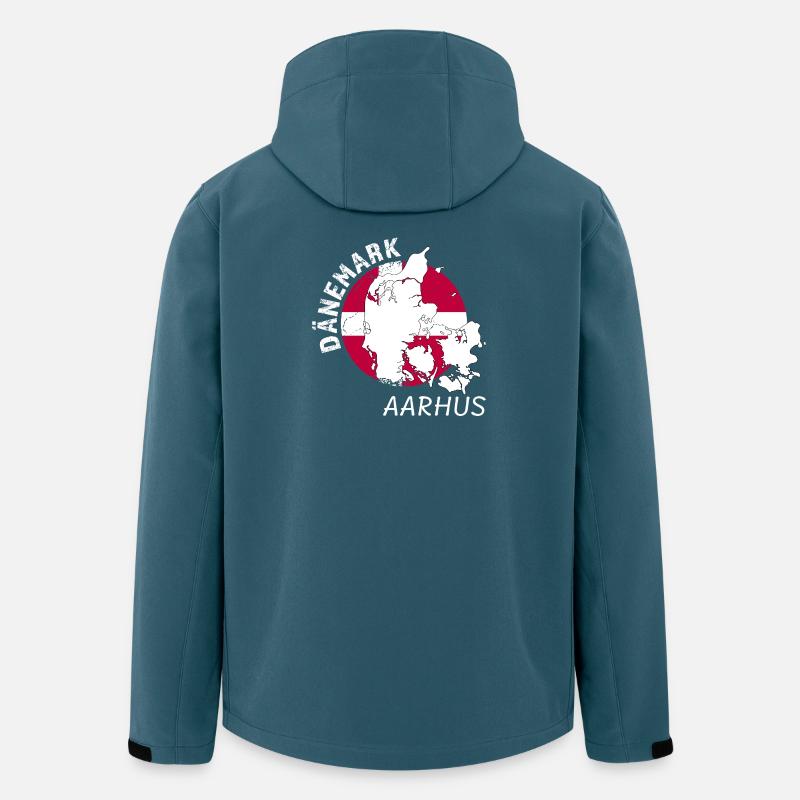 Aarhus - Recycelte Männer Softshell-Jacke von Stanley/Stella - Dunkles Petrol