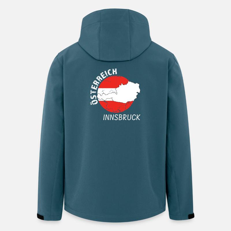 Innsbruck - Recycelte Männer Softshell-Jacke von Stanley/Stella - Dunkles Petrol