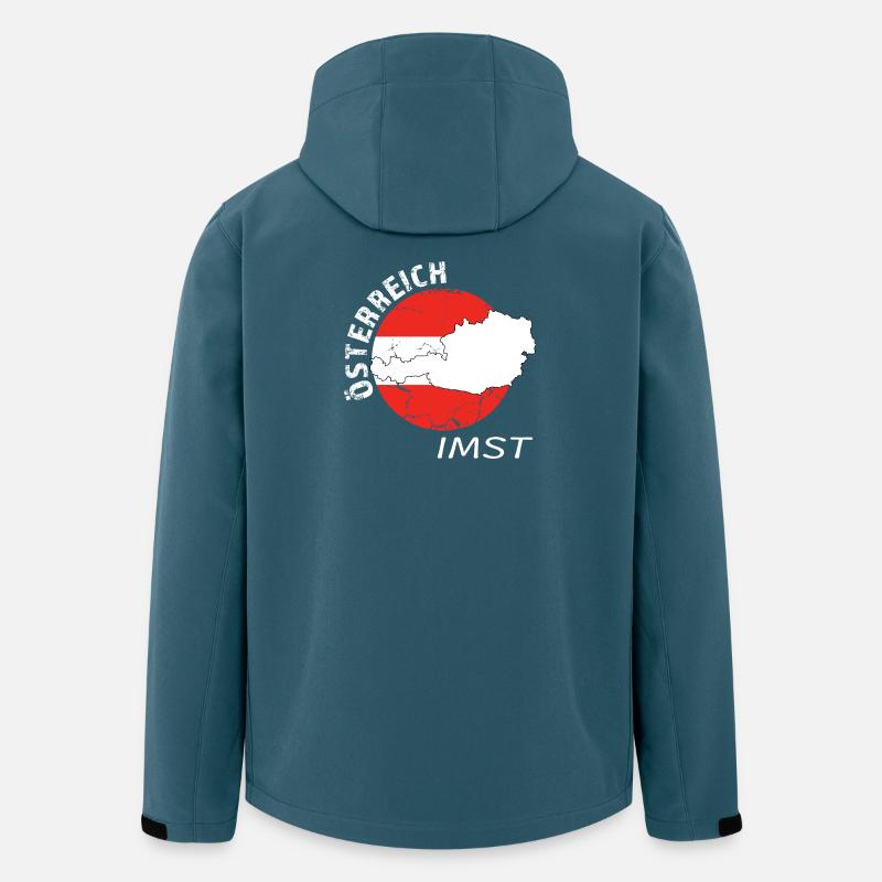 Imst - Veste softshell homme en polyester recyclé Stanley/Stella - bleu pétrole foncé
