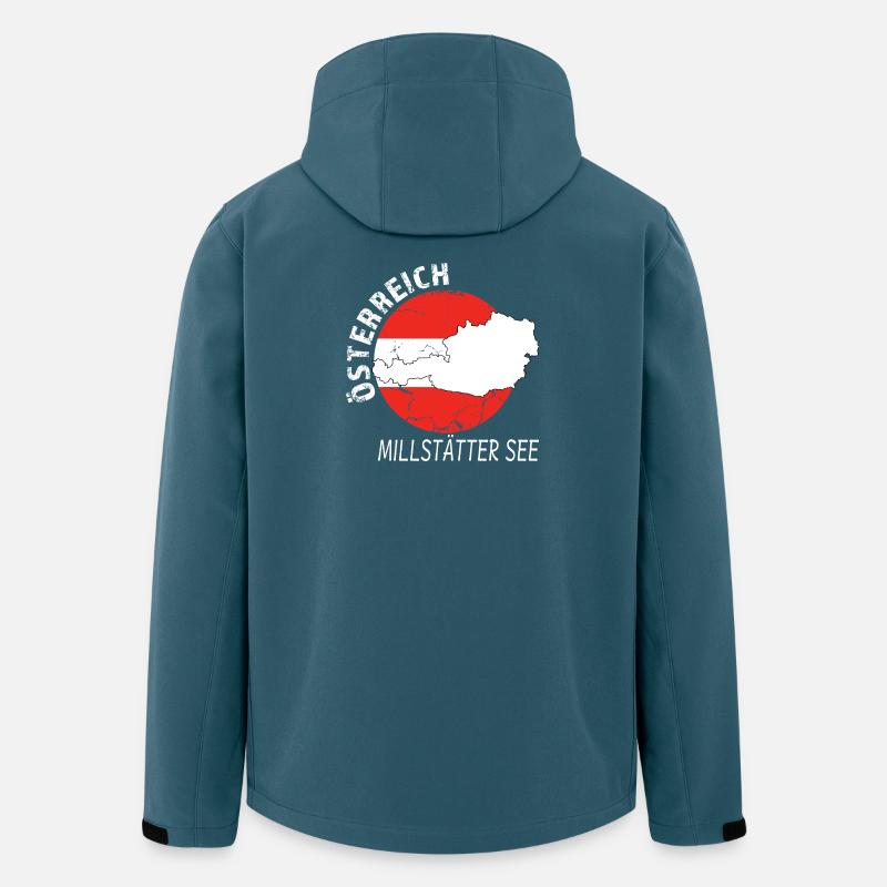 Millstätter See - Recycelte Männer Softshell-Jacke von Stanley/Stella - Dunkles Petrol